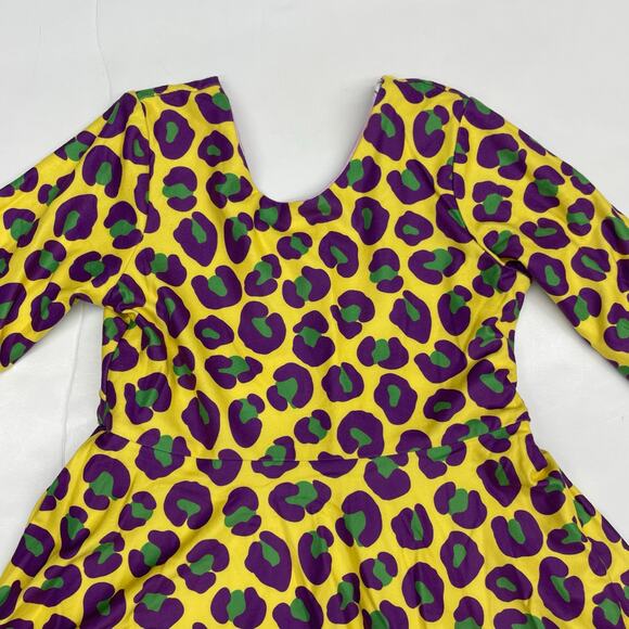 NWT Evie's Closet Size 3 Reversible Mardi Gras Dress - Picture 6 of 9